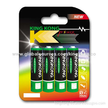 R6 Zinc Carbon Battery UM-3 AA with 1.5V Standard Voltage